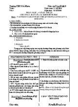 Giáo án Công Nghệ 8 - Trường THCS Sa Nhơn